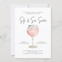 Option 1: Invitation Sip & See Soiree