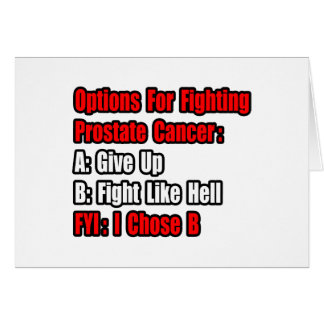 Options de cancer de la prostate