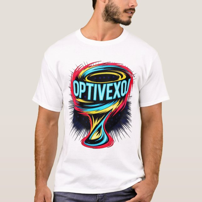 OPTIVEXOJ Galactic Vortex Tee World Cup Cosmic  (Front)