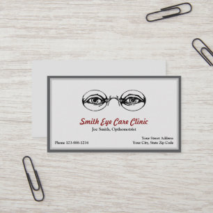 Optometrist Business Card