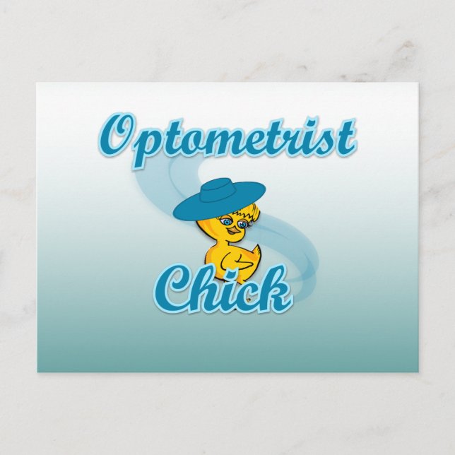 Optometrist Chick #3 Postcard (Front)