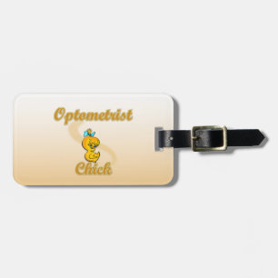 Optometrist Chick Luggage Tag
