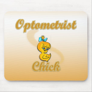 Optometrist Chick Mouse Pad