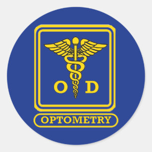 Optometrist Classic Round Sticker