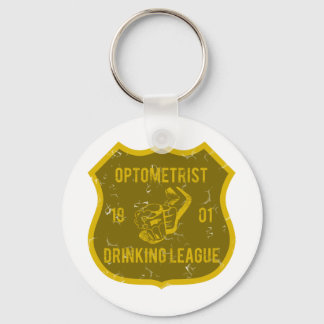 Optometrist Drinking League Keychain