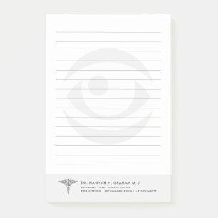 Optometrist   Eye Doctor  Customizable Lined Post-it Notes