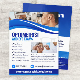 Optometrist Eye Exam Flyer Template