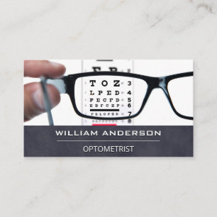 Optometrist   Eye Specialist Business Card