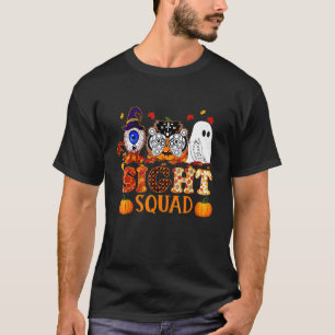 Optometrist Halloween Sight Squad Witch Pumpkin Op T-Shirt