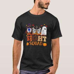 Optometrist Halloween Sight Squad Witch Pumpkin Op T-Shirt