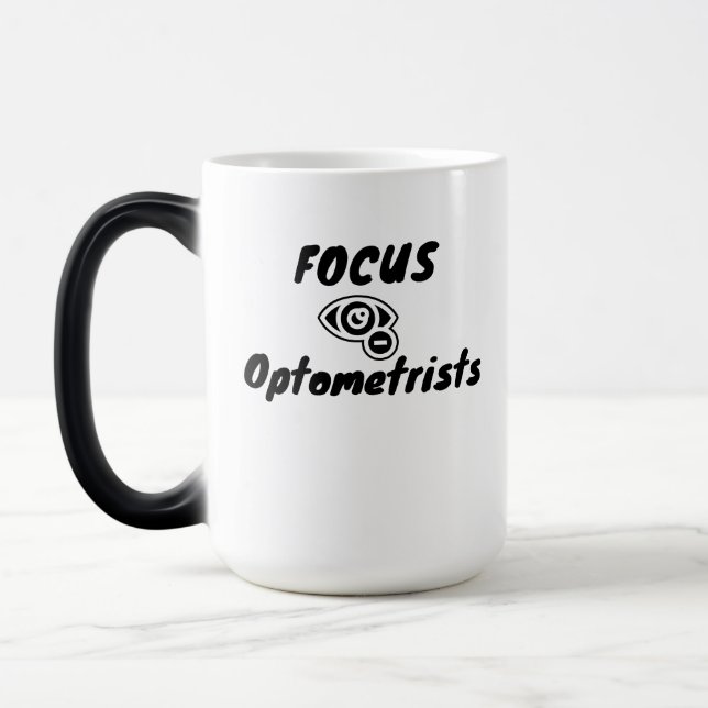 Optometrist mug, Optometry Student,  Magic Mug (Left)