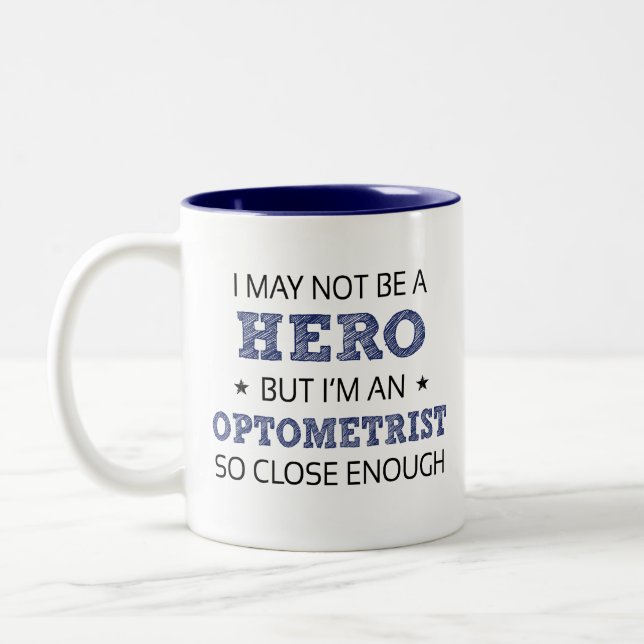Optometrist Novelty Two-Tone Coffee Mug (Left)