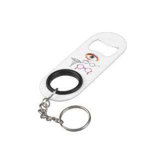 Optometrist Ophthalmologist Eye Destiny Destiny'S Keychain Bottle Opener
