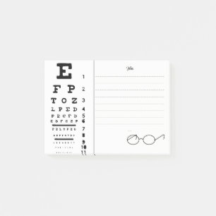 Optometrist Ophthalmologist Eye Destiny'S Destiny Post-it Notes