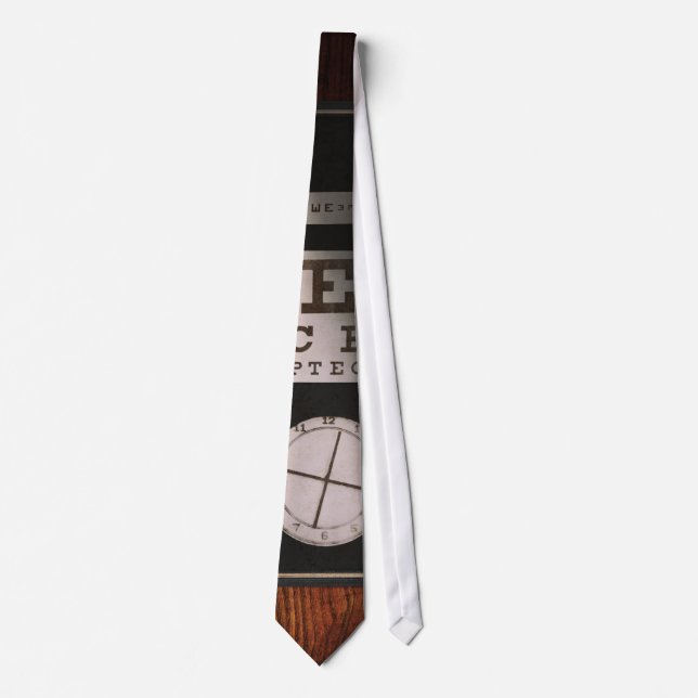 Optometrist - Optical Confusion Tie (Front)