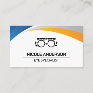 Optometrist   Phoropter Equipment   Health Business Card