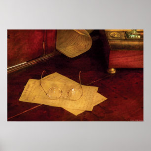 Optometrist - Reading Glasses Poster