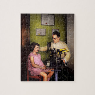 Optometrist - The eye exam 1929 Jigsaw Puzzle