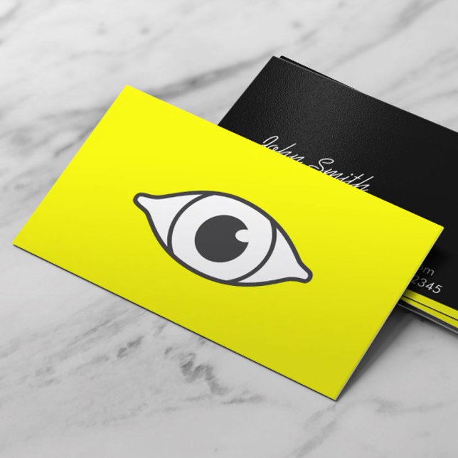 Optométriste de l'oeil brillant et Carte de visite (Créateur téléchargé)