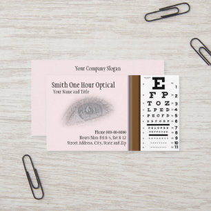 Optometrists Business Card