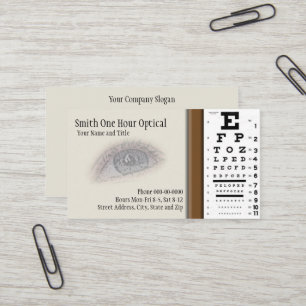 Optometrists Business Card