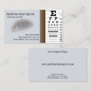 Optometrists Business Card