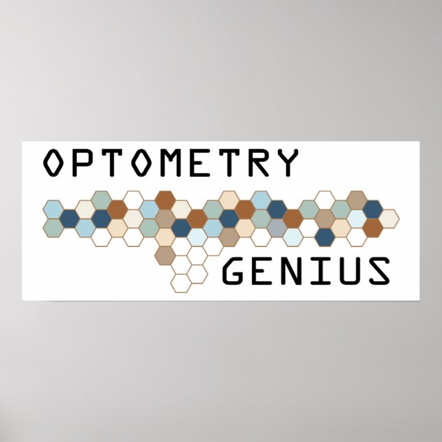 Optometry Genius Poster (Front)