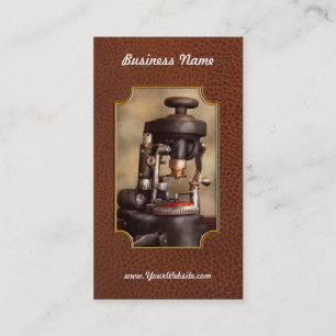 Optometry - Lens cutting machine Business Card