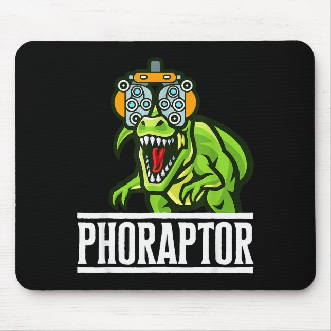 Optometry Machine Phoropter Funny Optometrist Phor Mouse Pad (Front)