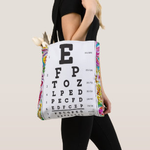 Optometry Ophthomolgist Eye Doctor Eye Chart Tote