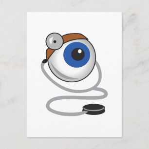 OPTOMITRIST EYE POSTCARD
