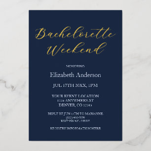 Opulent Blue Bachelorette Party
