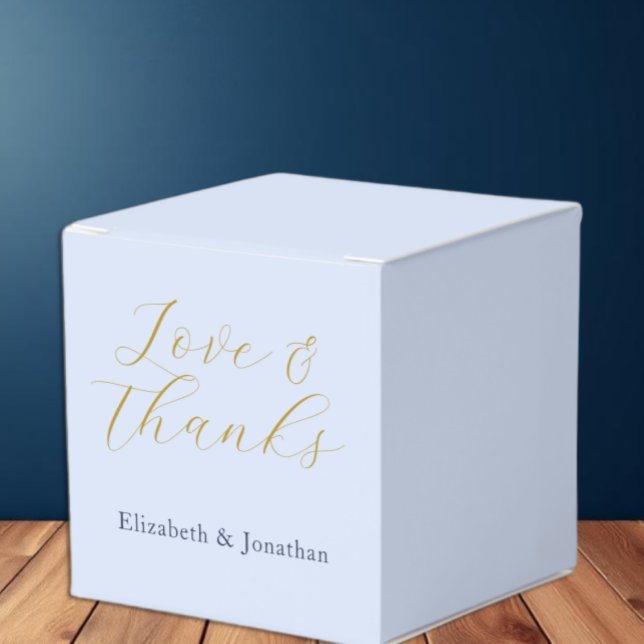 Opulent Blue Wedding Favor Box (Creator Uploaded)
