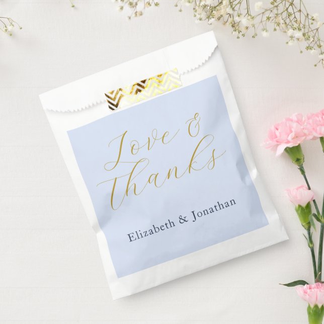 Opulent Blue Wedding Favour Bag (Sealed)