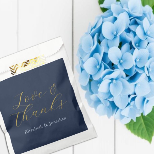 Opulent Blue Wedding Favour Bag (Creator Uploaded)