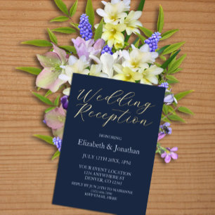 Opulent Blue Wedding Reception