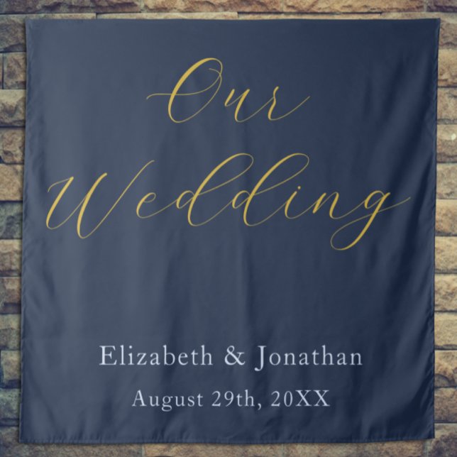 Opulent Blue Wedding Tapestry (Creator Uploaded)