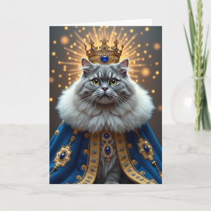 Opulent Cat Birthday Card