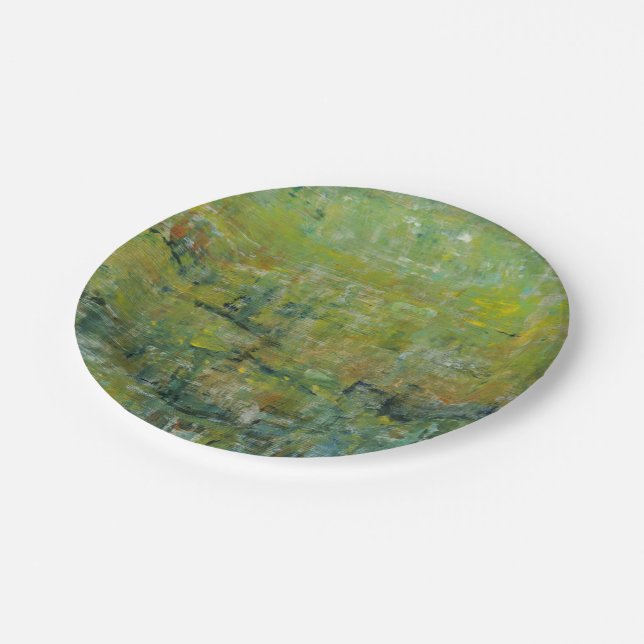 Opulent Field II Paper Plate (Angled)