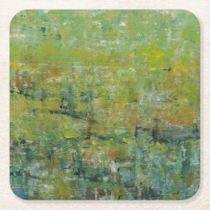 Opulent Field II Square Paper Coaster
