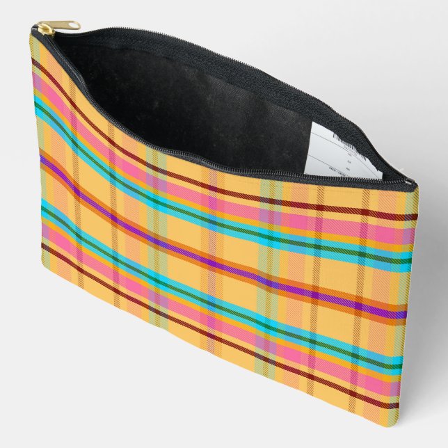 Opulent Plaid BB Accessory Pouch (Open)