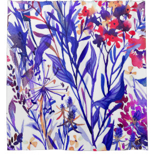 Opulent Watercolor Florals: Garden Background.