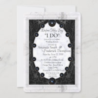 Opulent White & Black Marble + Spheres