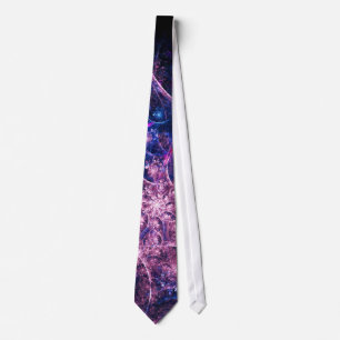 Opus Abstract Fractal Artwork Tie