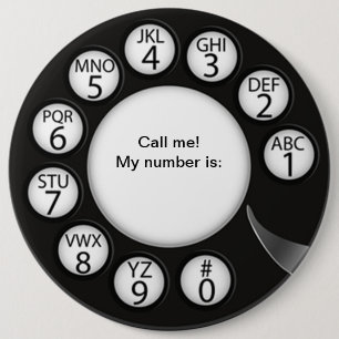 OPUS Call the Man! 6 Inch Round Button