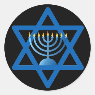 OPUS CHANGEABLE Hanukkah Classic Round Sticker
