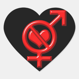 OPUS Forbidden Love Heart Sticker