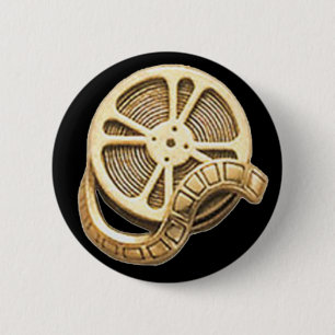 OPUS Gold Film Reel 2 Inch Round Button