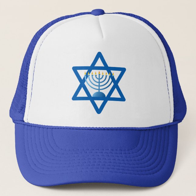 OPUS Hanukkah Trucker Hat (Front)