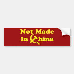 OPUS Not Made in China Bumper Sticker